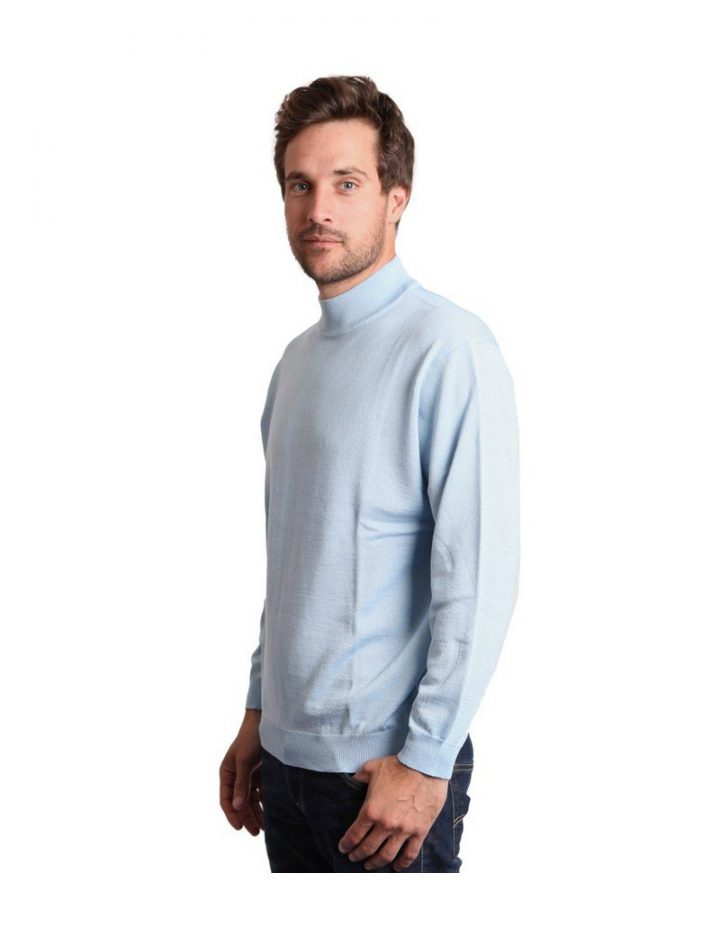 Pull Bérac Col Cheminée Pour Homme, Laine Et Acrylique à Pull Homme Col Cheminée