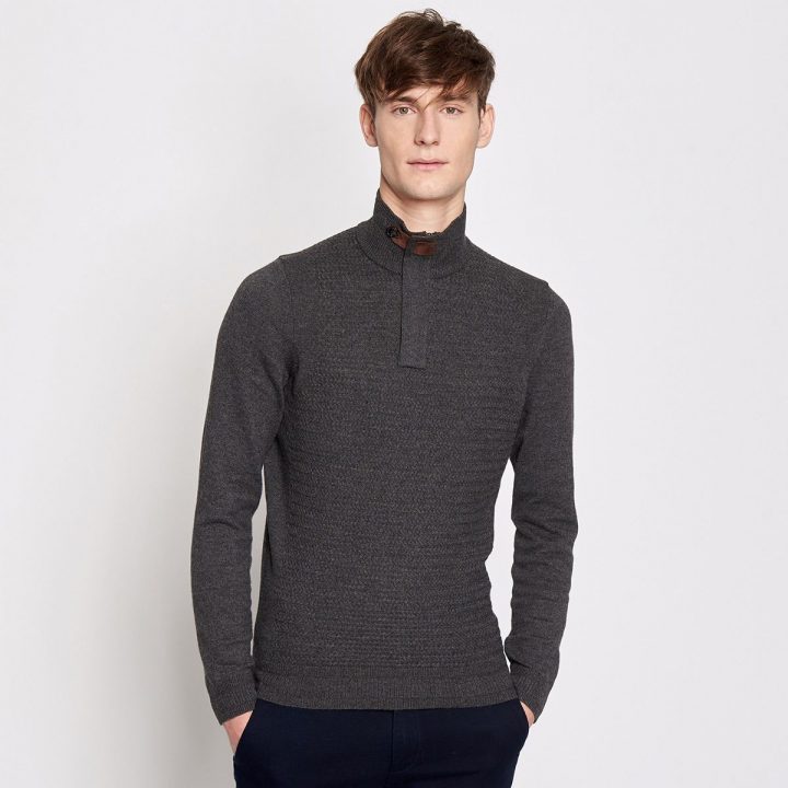 Pull Homme Col Montant Casual – Taille : L;M;S;Xl;2Xl serapportantà Pull Col Cheminée Homme