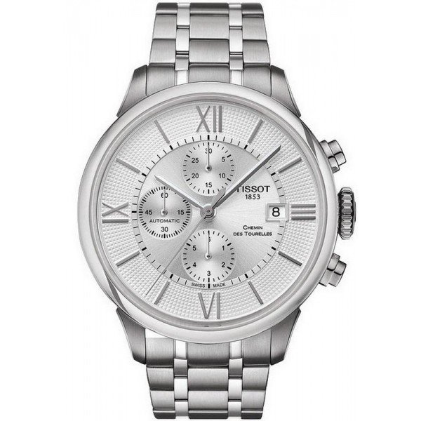 Tissot Men'S Watch Chemin Des Tourelles Automatic avec Tissot Chemin Des Tourelles Chronograph