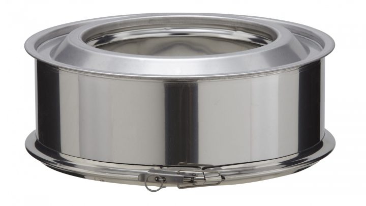 Tuyau Poujoulat Inox-Inox D 230 Lg 10Cm Conduit Rigide Isolé serapportantà Raccord Tuyau Cheminée