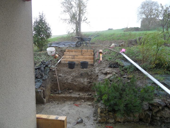 Un Escalier De Plus À Mondesir! – Guit intérieur Traverse De Chemin De Fer Le Bon Coin