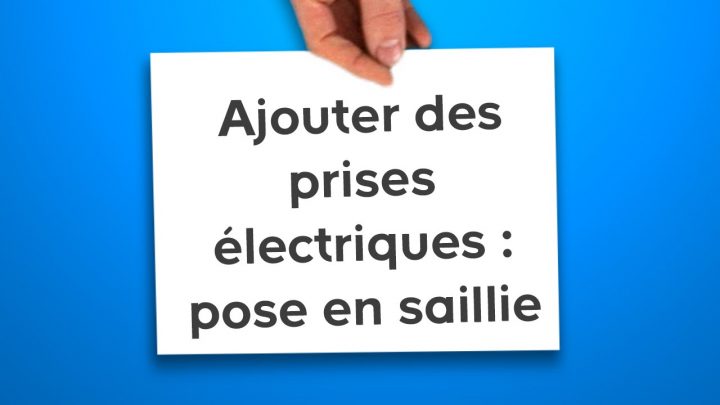 Ajouter Des Prises Électriques : Pose En Saillie (Castorama) dedans Goulotte Electrique Exterieur Castorama