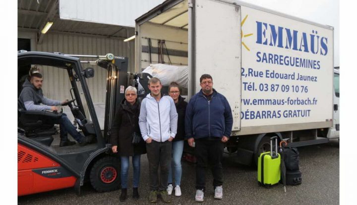 Association. Forbach : Convoi Emmaüs Pour Grande-Synthe à Emmaus Grande Synthe