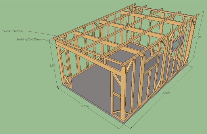 Avis Sur Plan Ossature Abris De Jardin 20M² (20 Messages encequiconcerne Plan Abri De Jardin Pdf Gratuit