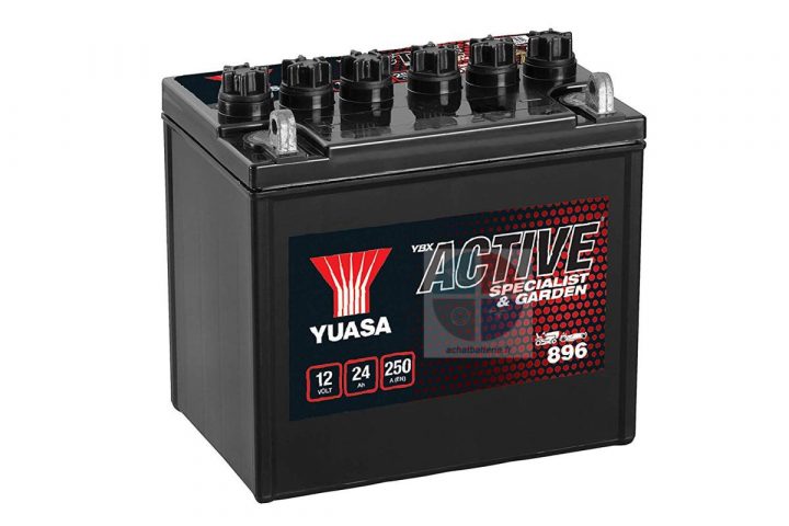 Batterie Tondeuse 12N24-4A 12V 26Ah 250A Yuasa Garden U1-9 +Gauche 896 tout Batterie Tracteur Tondeuse 12V 24Ah Norauto