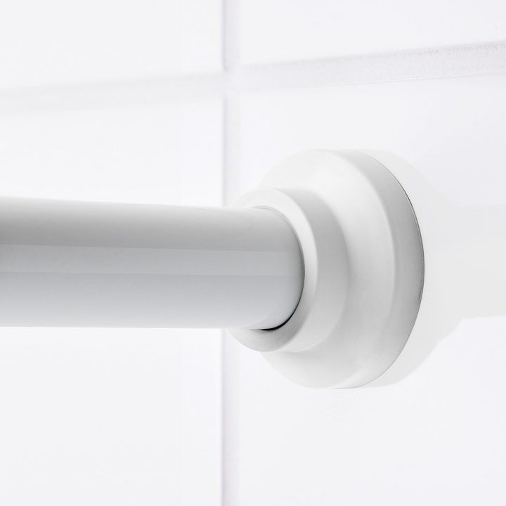 Botaren Tringle À Rideau De Douche – Blanc 70-120 Cm avec Tringle À Rideau Sans Percer Ikea