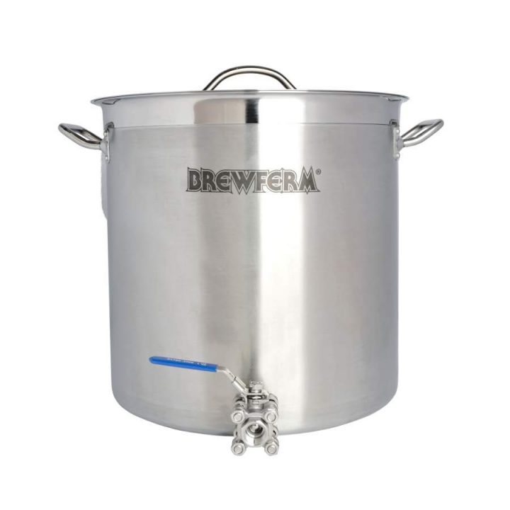 Brewferm Cuve De Brassage Inox 50 L Avec Robinet À Boisseau Sphérique (40 X  40 Cm) – La Houblonnière – Cave À Bières tout Boisseau 40X40