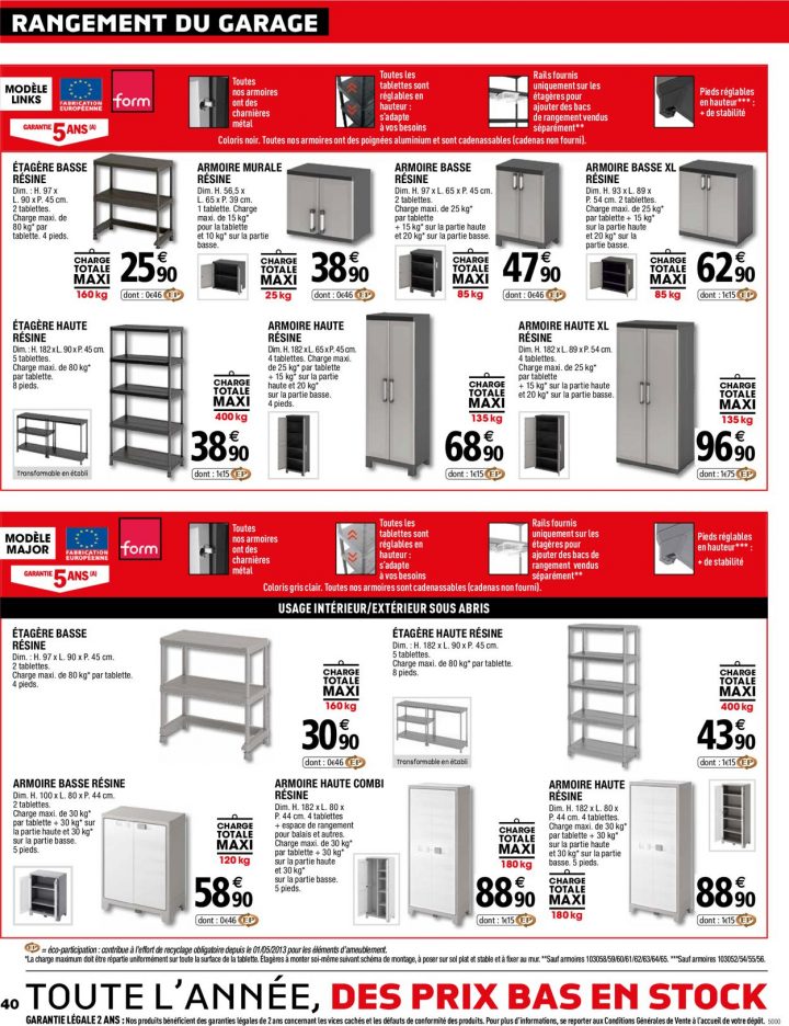 Brico Dépôt Catalogue Actuel 05.07 – 25.07.2019 [40 avec Garage Métal Brico Dépôt