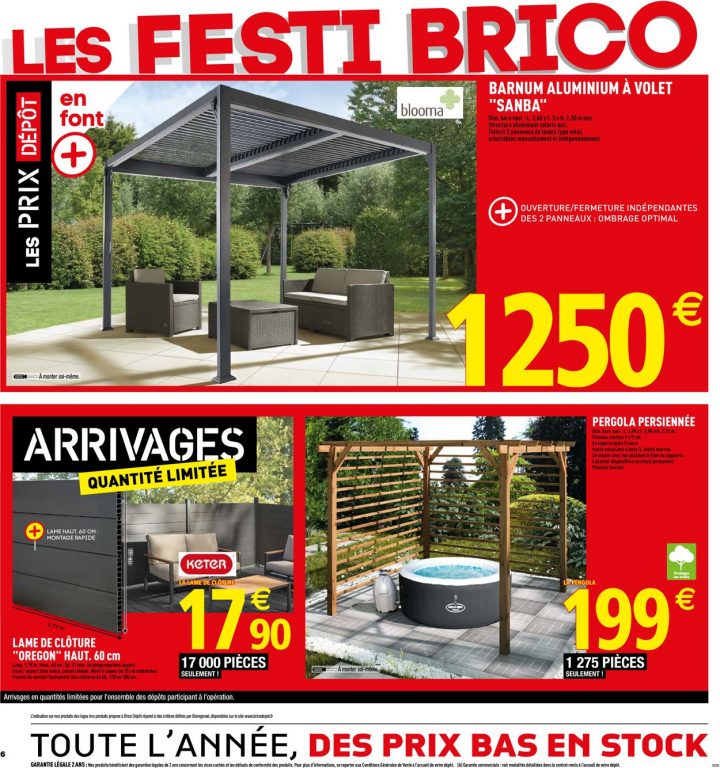 Brico Dépôt Catalogue Actuel 17.05 – 31.05.2019 [6 avec Pergola Brico Dépôt