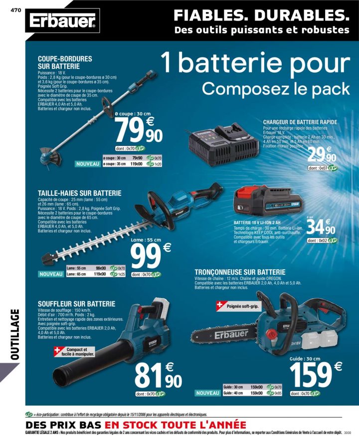 Brico Dépôt Catalogue Actuel 27.03 – 29.05.2020 [470 intérieur Tronçonneuse Batterie Brico Dépôt