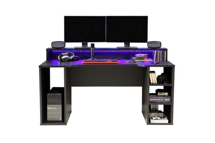 Bureau 160X72Cm encequiconcerne Bureau Gaming 180X67Cm