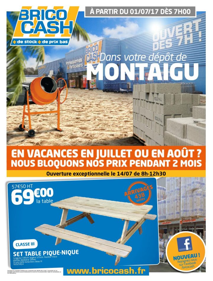 Calaméo – Catalogue Brico Cash Été 2017 destiné Pilier Béton 15X15 Brico Dépôt