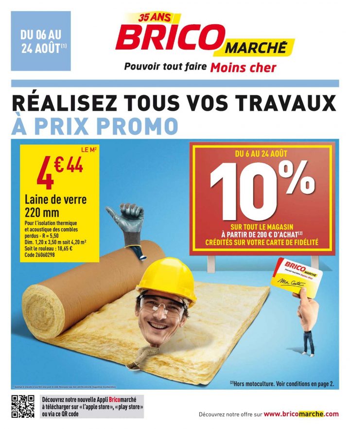 Calaméo – Vos Travaux À Prix Promo, Pensez Bricomarché ! à Laine De Verre Bricomarché