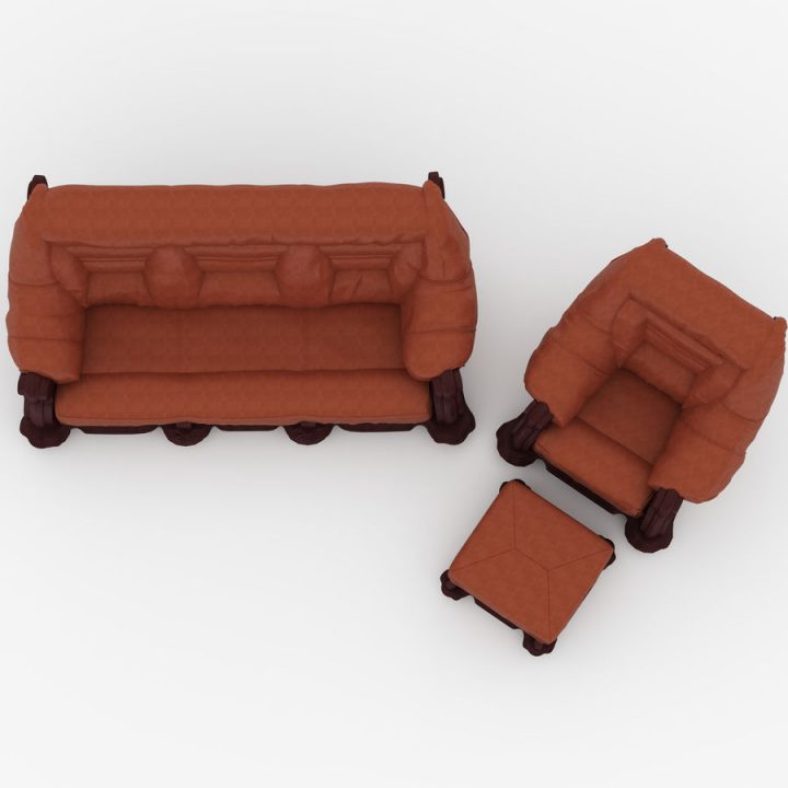 Canapé Basso By Kler Modèle 3D $59 – .Max .Fbx .Obj – Free3D serapportantà Canape Basso