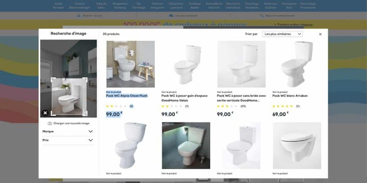 Castorama Lance La Recherche De Produits Par L'Image Sur Son à Douchette Toilette Castorama