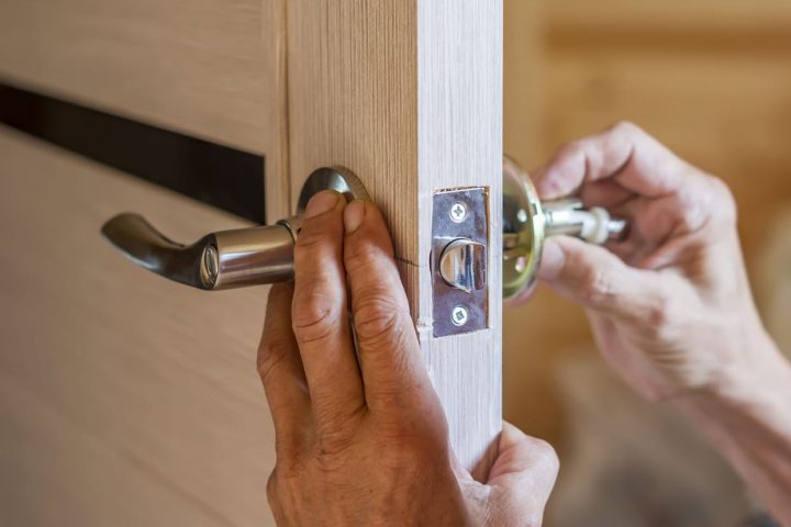 Changer Un Canon Et Une Poignée De Porte intérieur Poignée De Porte Indemontable