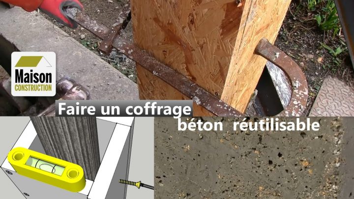 Coffrage Béton Réutilisable concernant Boisseau Béton 40X40 Brico Dépôt