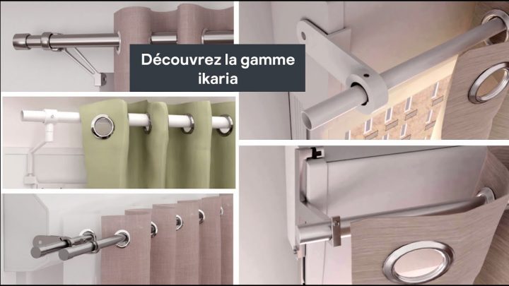 Découvrez Les Supports De Barre À Rideaux Sans Perçage Goodhome – Castorama pour Tringle À Rideau Sans Percer Castorama