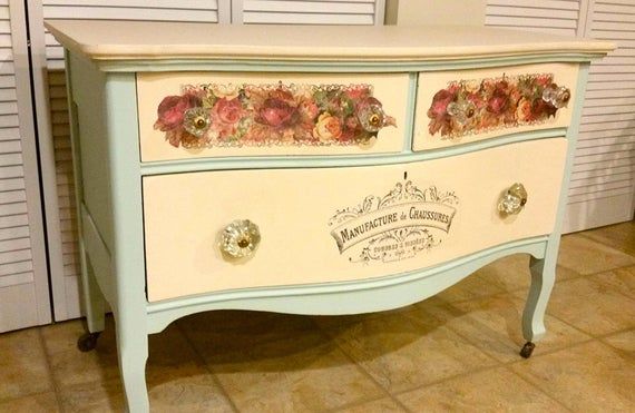 shabby chic transfert pour meuble