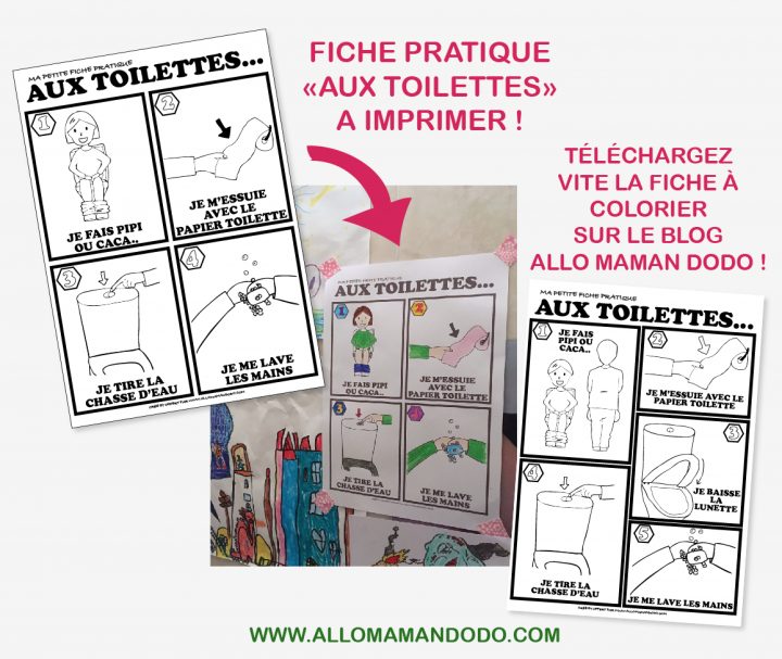 Fiche Pratique: "Aux Toilettes" À Imprimer! (Téléchargement intérieur Image Wc A Imprimer