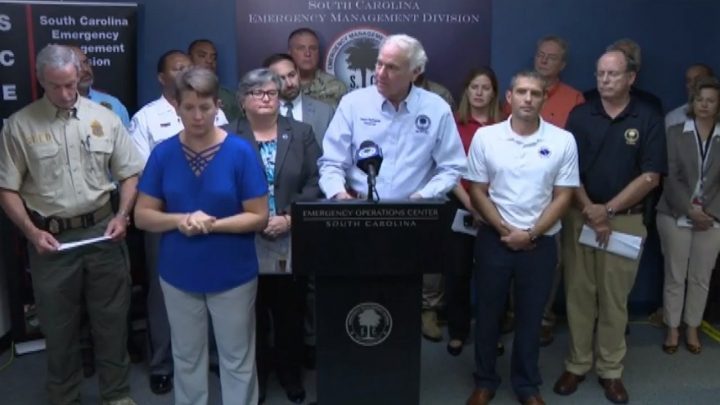 Governor Henry Mcmaster Gives An Update On Hurricane Dorian'S Storm Surge dedans Dorian Kenil