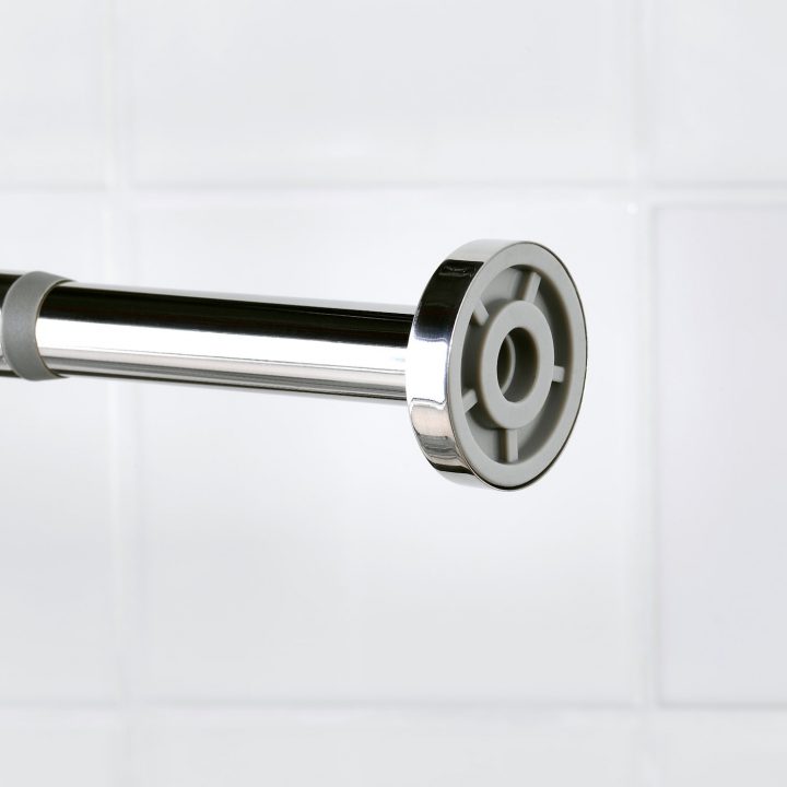 Hornen Tringle À Rideau De Douche 120-200 Cm tout Tringle À Rideau Sans Percer Ikea