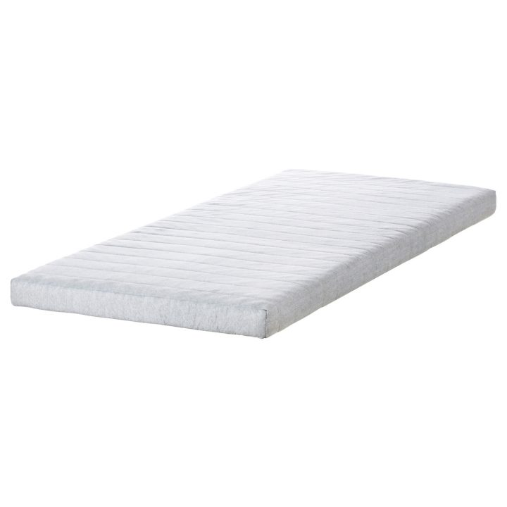 Jömna Matelas Mousse Polyuréthane – Gris Clair 90X200 Cm pour Mousse De Rembourrage Ikea