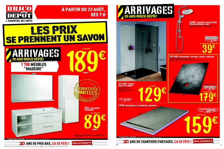 Lino Salle De Bain Brico Depot | Economiser À La Maison dedans Prix Lino Brico Depot