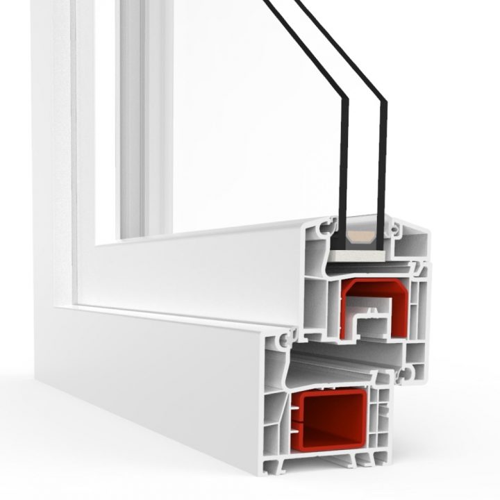 Menuiserie Pvc Aluplast Ideal® 4000 concernant Champlat Pvc 70Mm