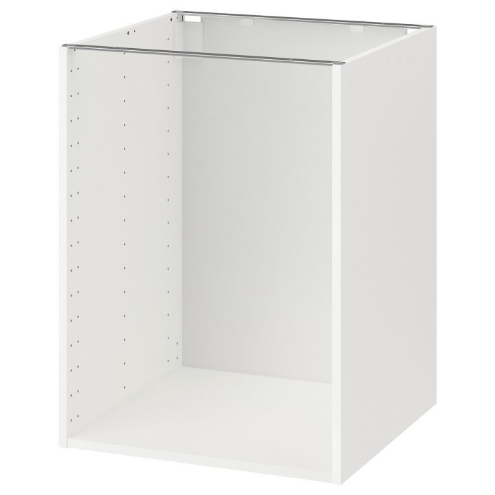 Metod Structure Élément Bas – Blanc 60X60X80 Cm concernant Caisson Cuisine 50 Cm Largeur Ikea