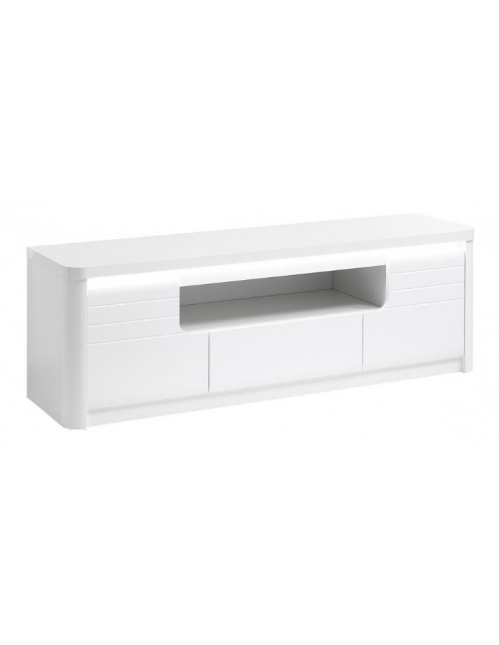 Meuble Tv L.170 Cm Bellini Décor Blanc – Meuble Tv But pour Meuble Tv Bellini