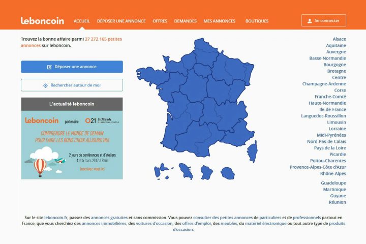 Petites Annonces Gratuites Leboncoin – Sitios Online Para tout Le Bon Coin Bretagne