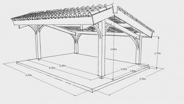 Plano De Garagem Plano De Madeira Carport 2 Carros Pdf Plano avec Plan Abri De Jardin Pdf Gratuit