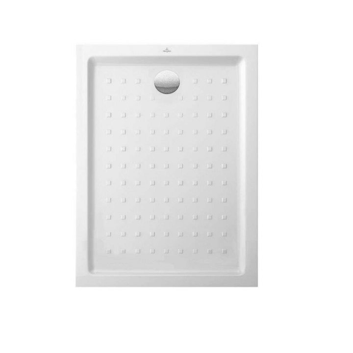 Receveur De Douche 120X90 Villeroy Et Boch O.novo 1200X900X60Mm  Rectangulaire 60629001 concernant Receveur Ceramique 120X90