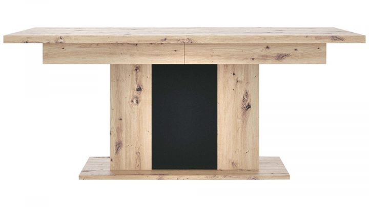 Table 180 Cm Avec Allonge-705096 | Tabouret De Bar, Chene, Table concernant Table Bois Métal Conforama