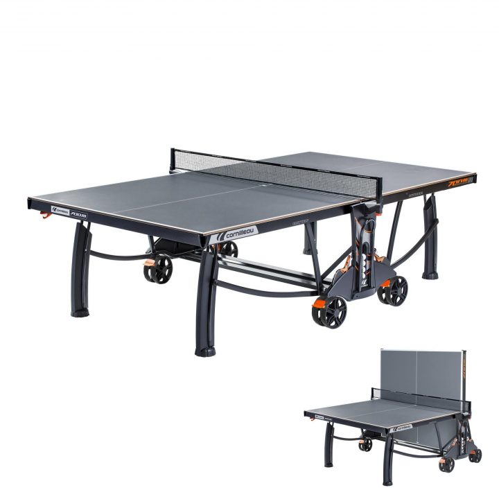 Table De Tennis De Table Free Crossover 700M Outdoor Grise avec Pot De Chambre Decathlon