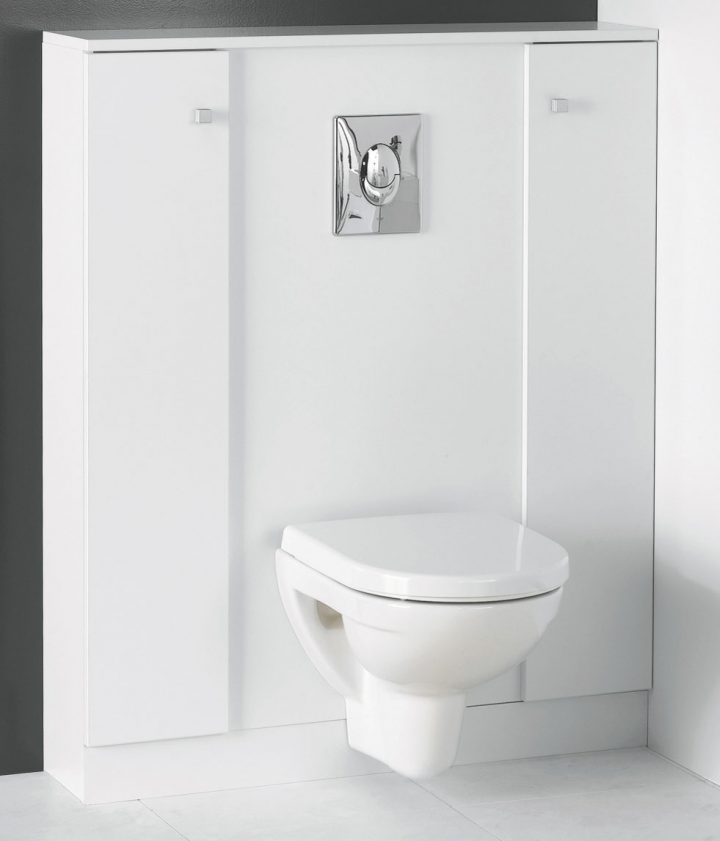 L'Habillage De Bâti-Support De Bloc Miroir dedans Habillage Wc Suspendu Avec Rangement