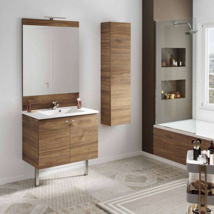 meuble salle de bain 2 portes