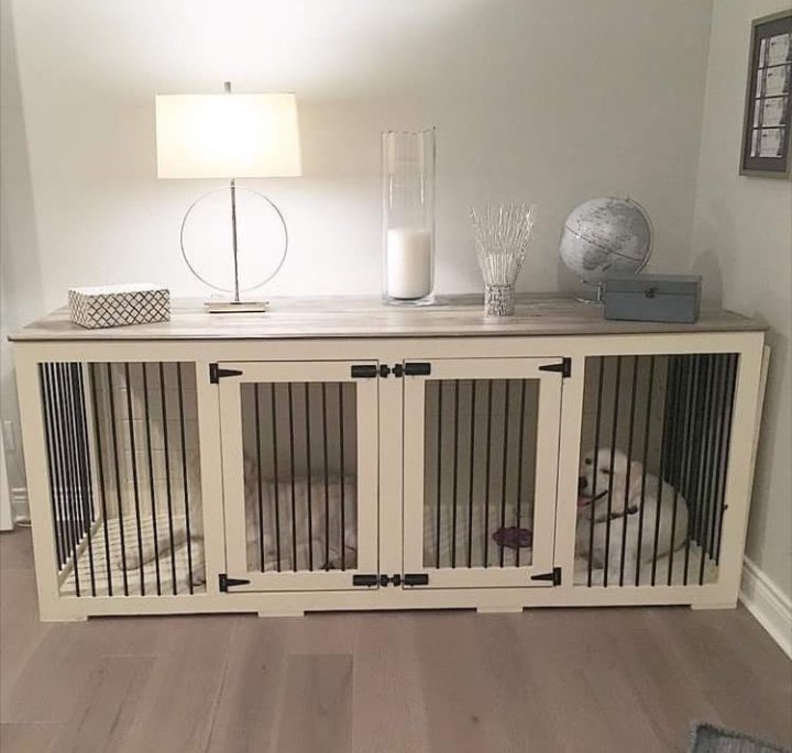 meuble niche chien interieur