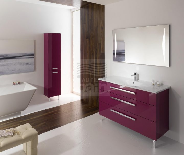 ensemble meuble salle de bain sur pied