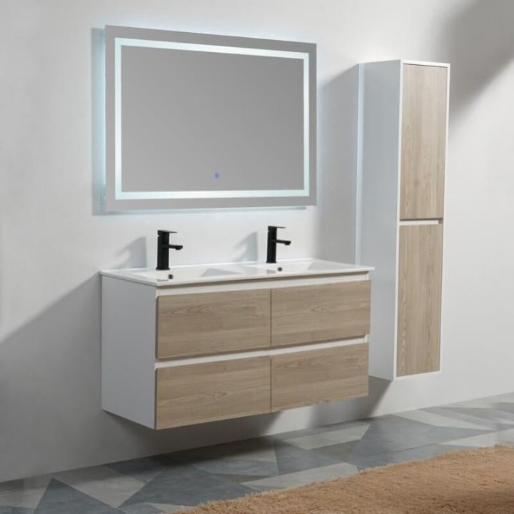 meuble salle de bain double