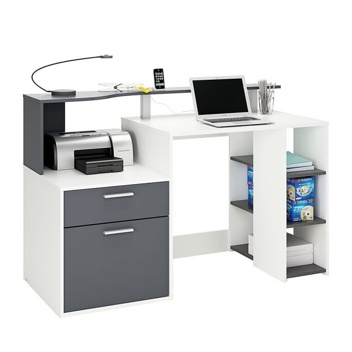 bureau d’angle avec surmeuble