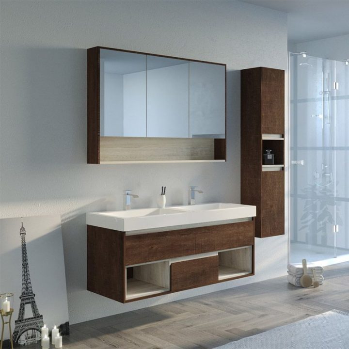 meuble salle de bains double vasque 120 cm