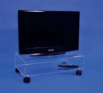 meuble tv plexiglass roulettes