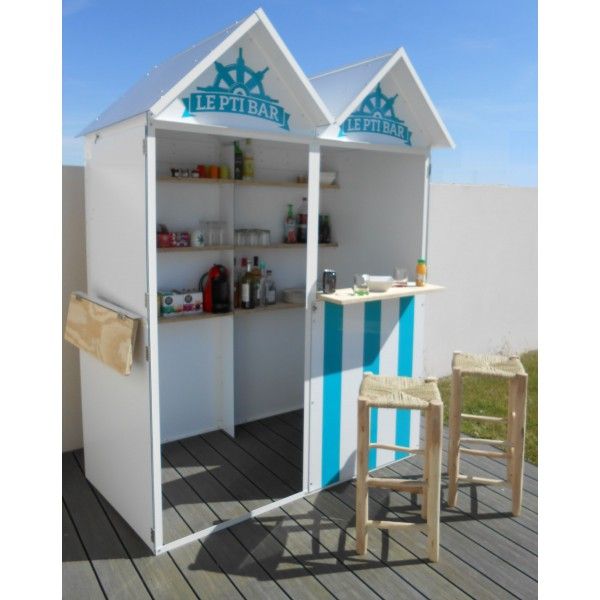 meuble cabine de plage