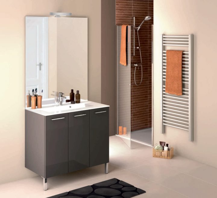 meuble salle de bain lavabo miroir