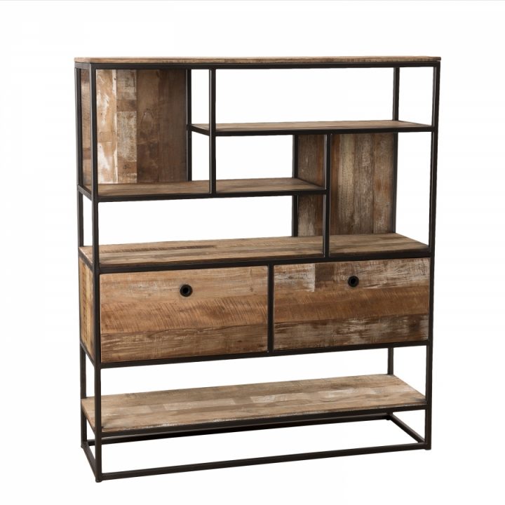 meuble etagere avec portes