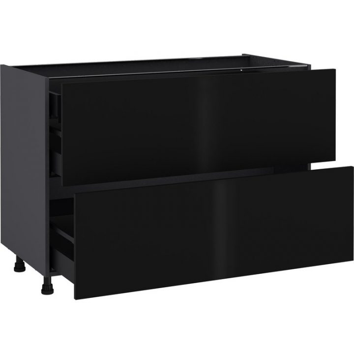 meuble bas cuisine ikea 120 cm noir