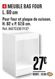 meuble bas 60 cm brico dépôt