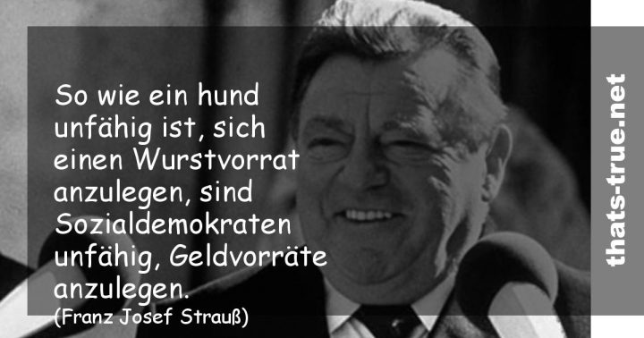 franz josef strauß zitate rote ratten